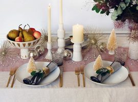 Christmas Table Styling Workshop at West Elm